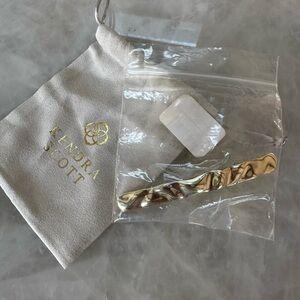 Kendra Scott 14K Gold Plated Holland Textured Hair Clip